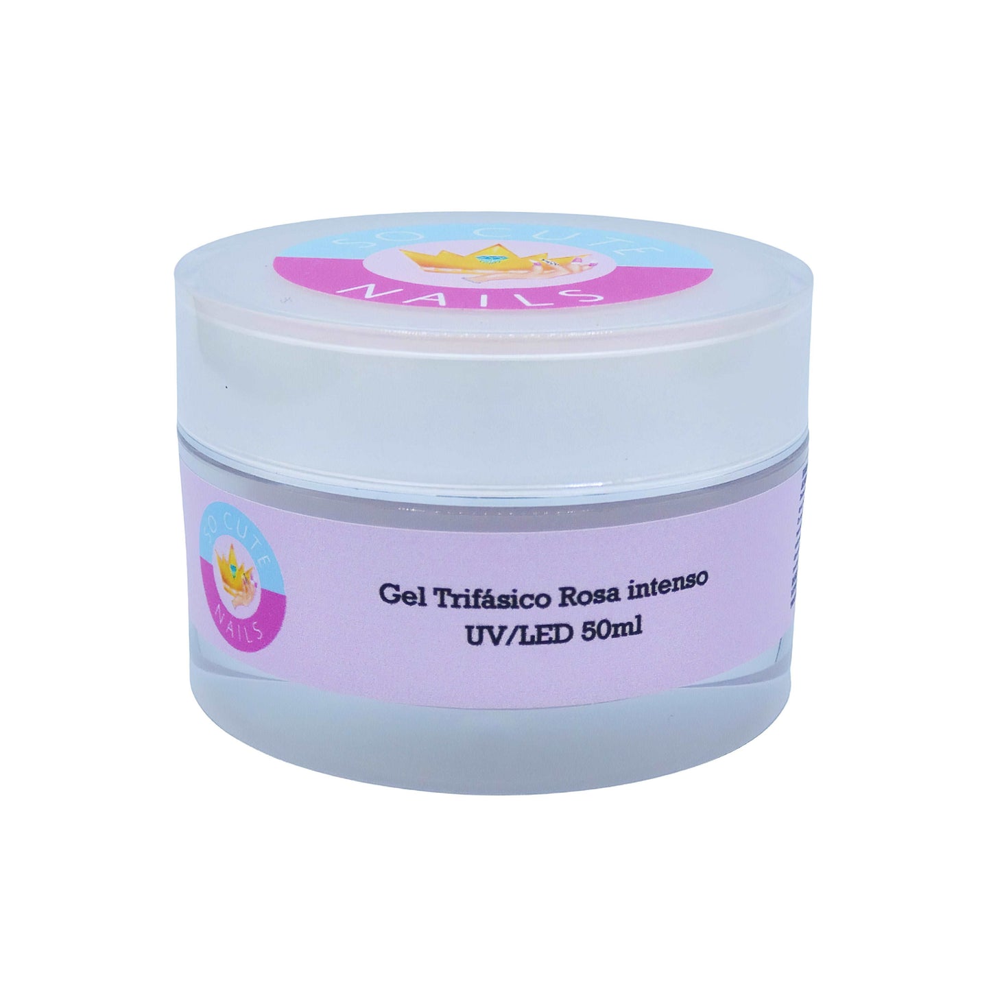 Gel Trifásico Rosa Intenso UV/LED