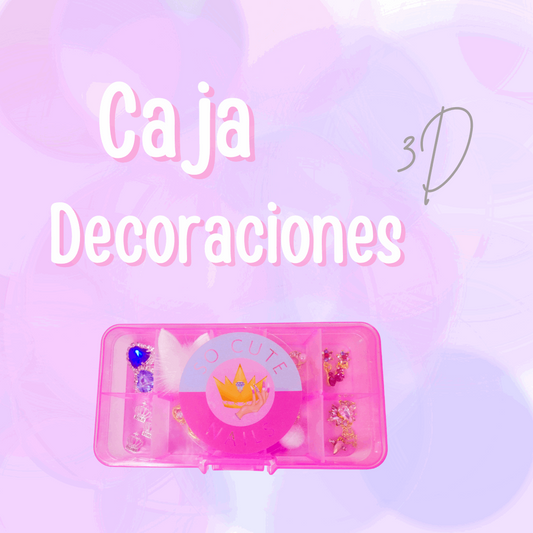 Caja decoraciones 3D